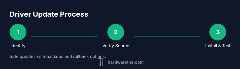 Tailwind infographic showing driver update process