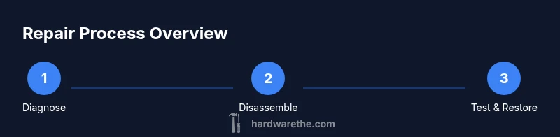 Process diagram for diagnosing iPhone hardware issues