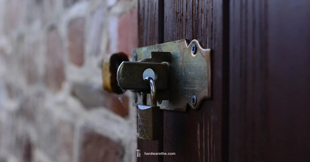 Sturdy Glass Hinges - The Hardware